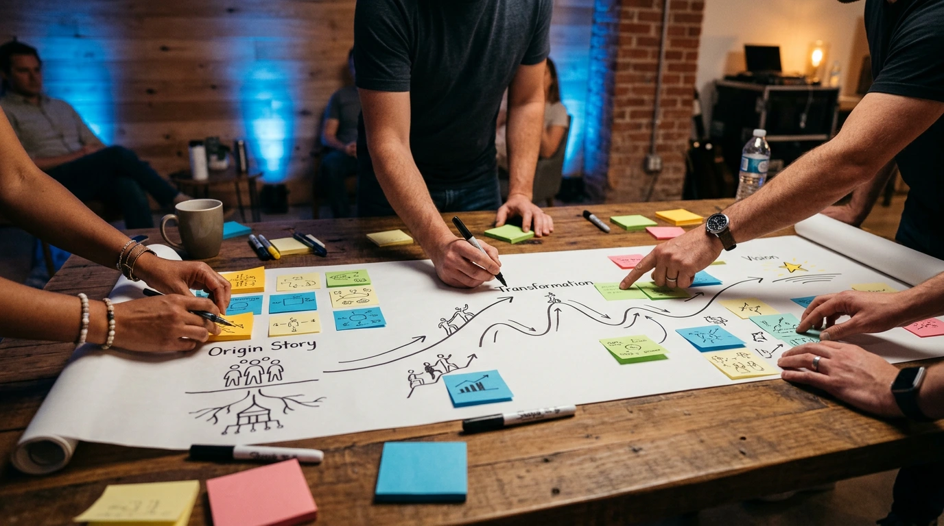 Corporate Narrative – Unternehmensgeschichte wird als narrativer Bogen entwickelt