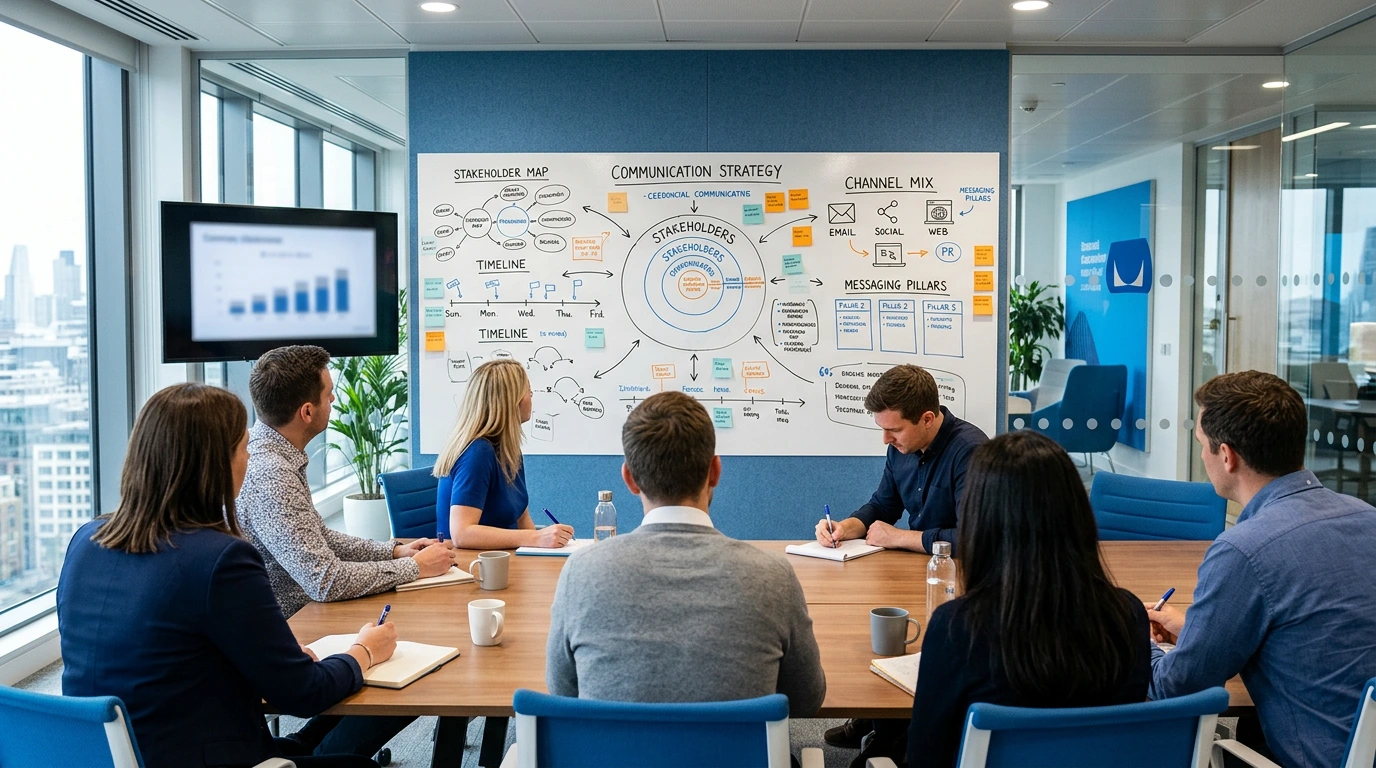 Kommunikationsstrategie entwickeln – strategische Planung am Whiteboard